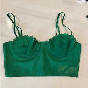 Green Lace going out top